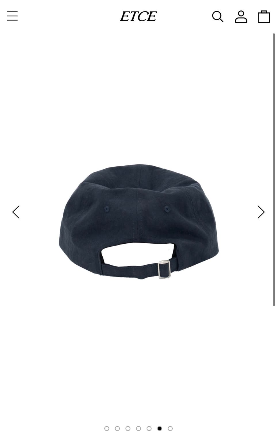 ESTATE CROSS FLAT CAP (NAVY) 상품이미지3