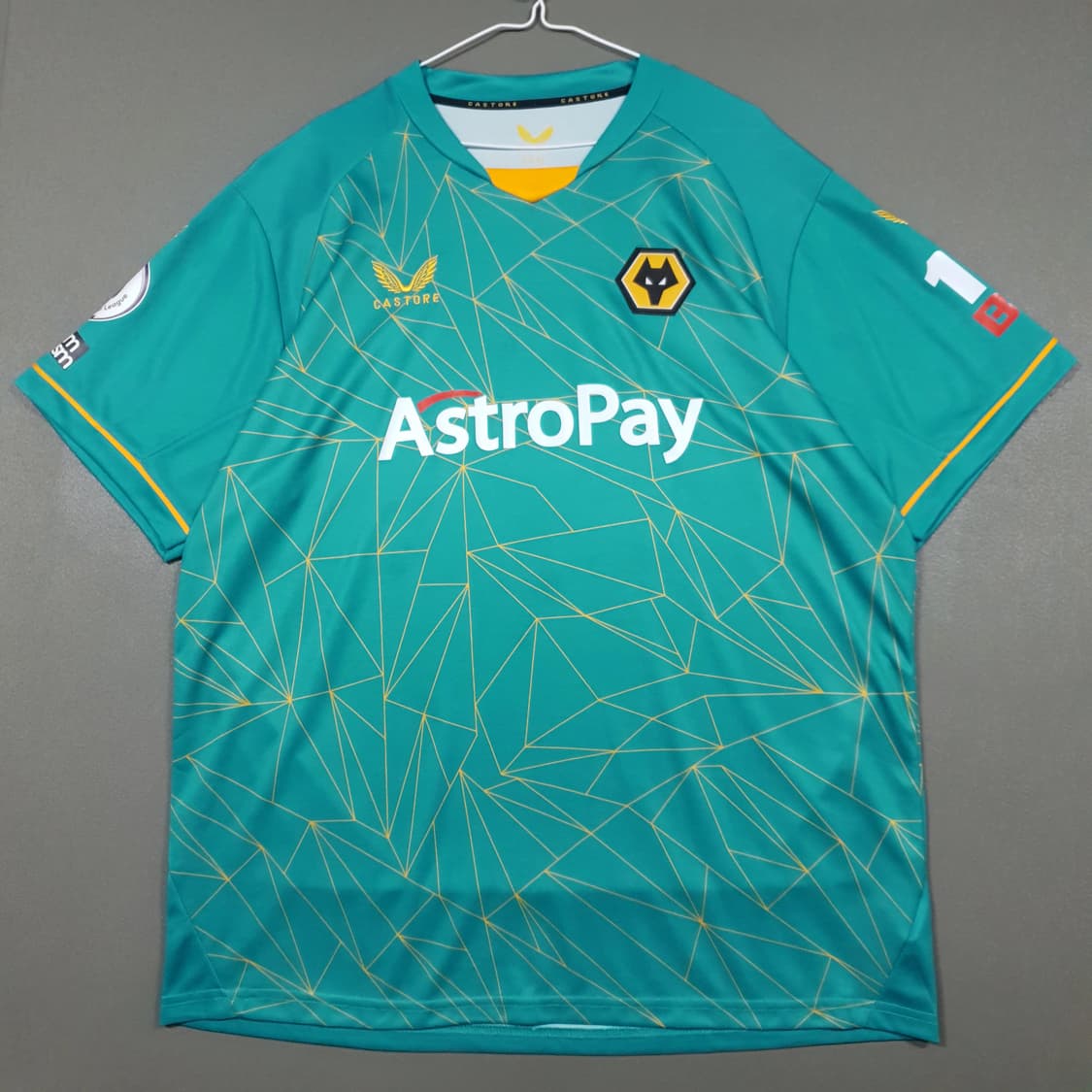 3XL) 울버햄튼 22-23 어웨이 반팔 유니폼 져지 민트 황희찬 상품이미지2