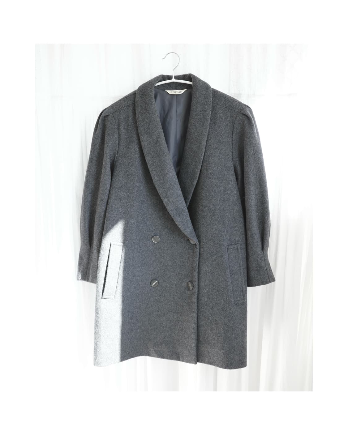 Grey two button coat 상품이미지1