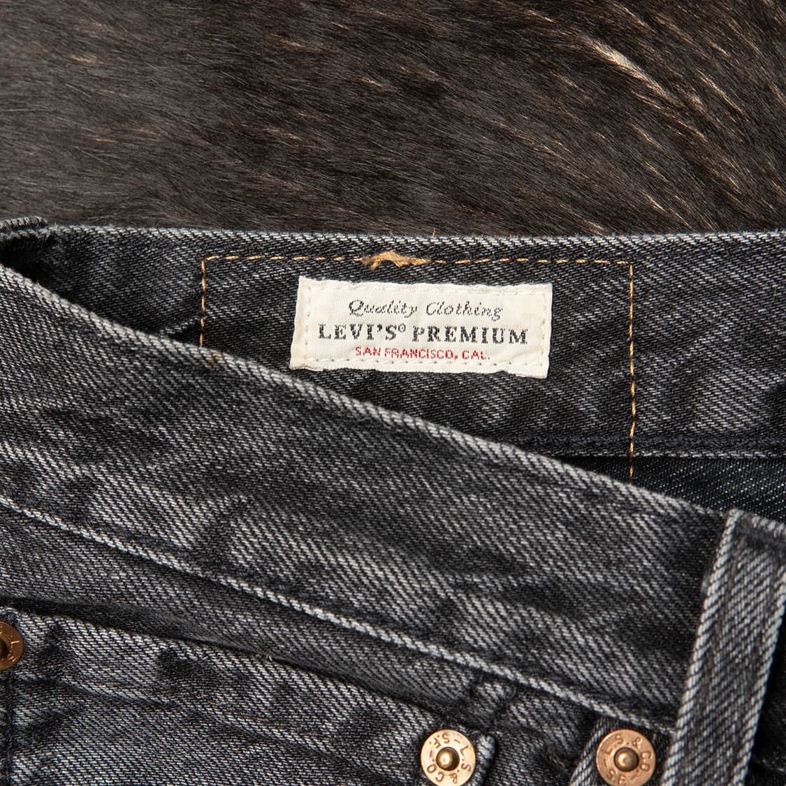 [34] 리바이스 프리미엄 501 그레이 데님팬츠 00501-3371 상품이미지8
