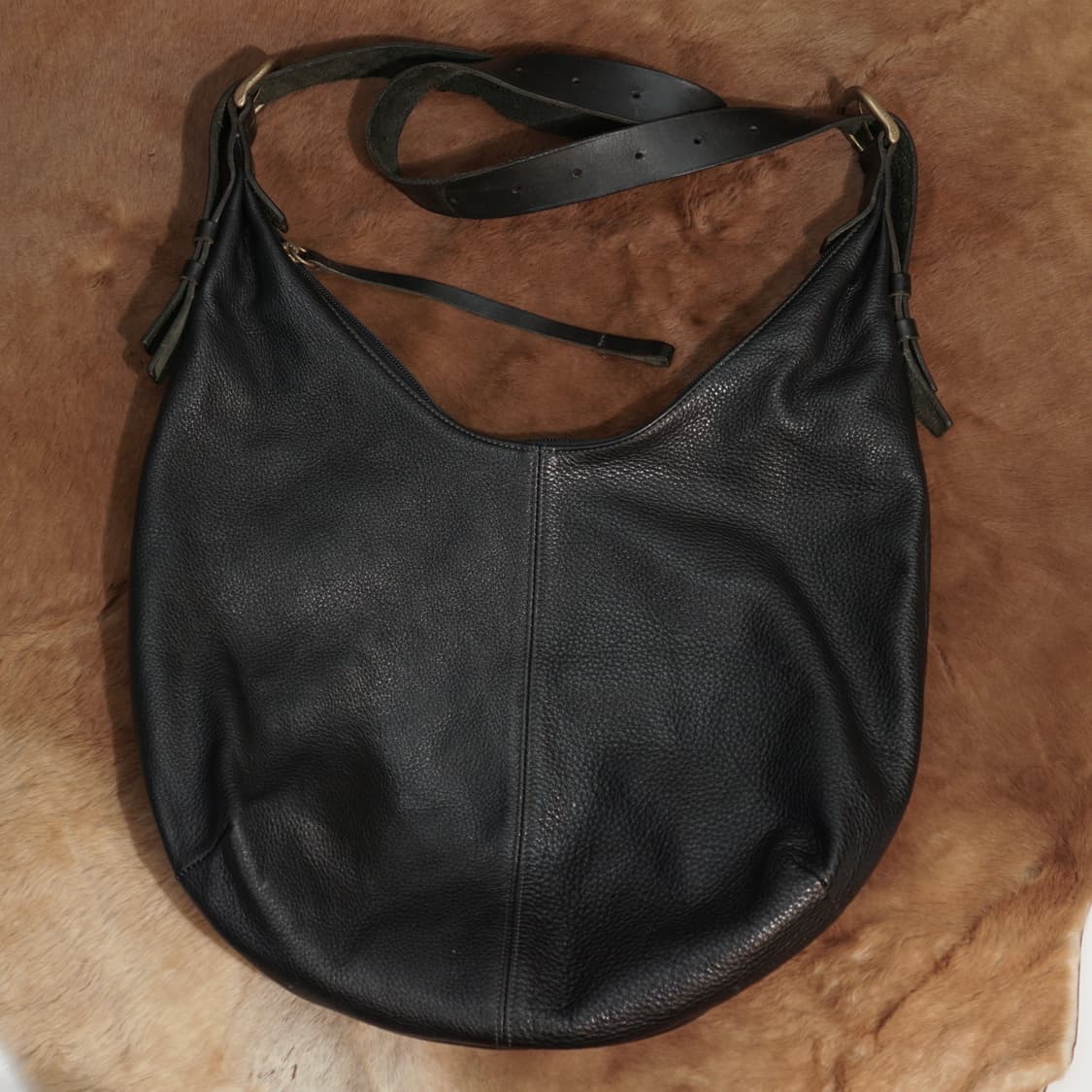 Made in Japan 빈티지 레더 백 상품이미지1