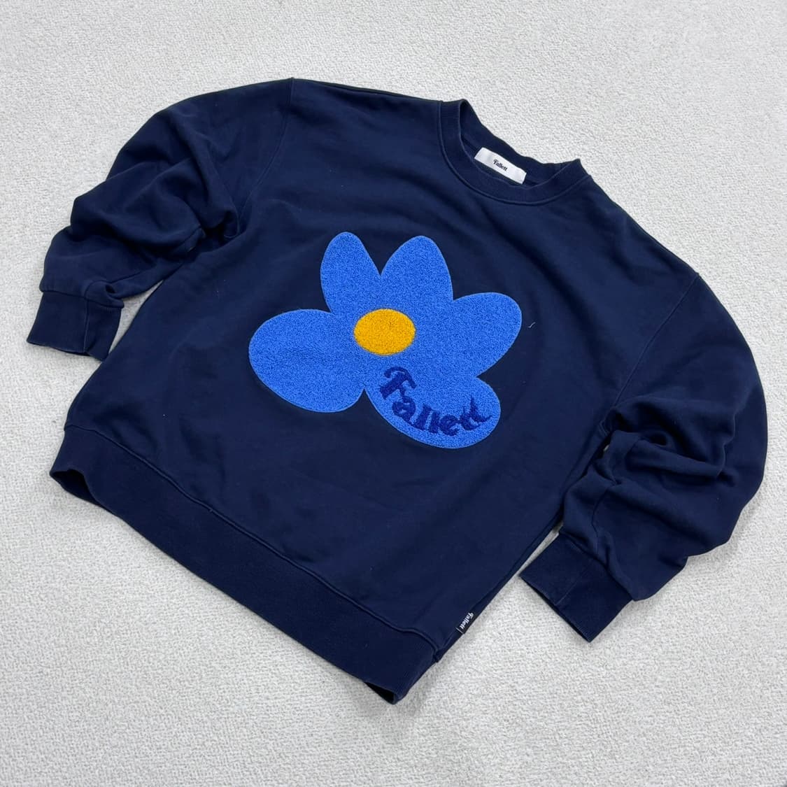 90 팔렛 부클 플라워 맨투맨 티셔츠 0323E 상품이미지1