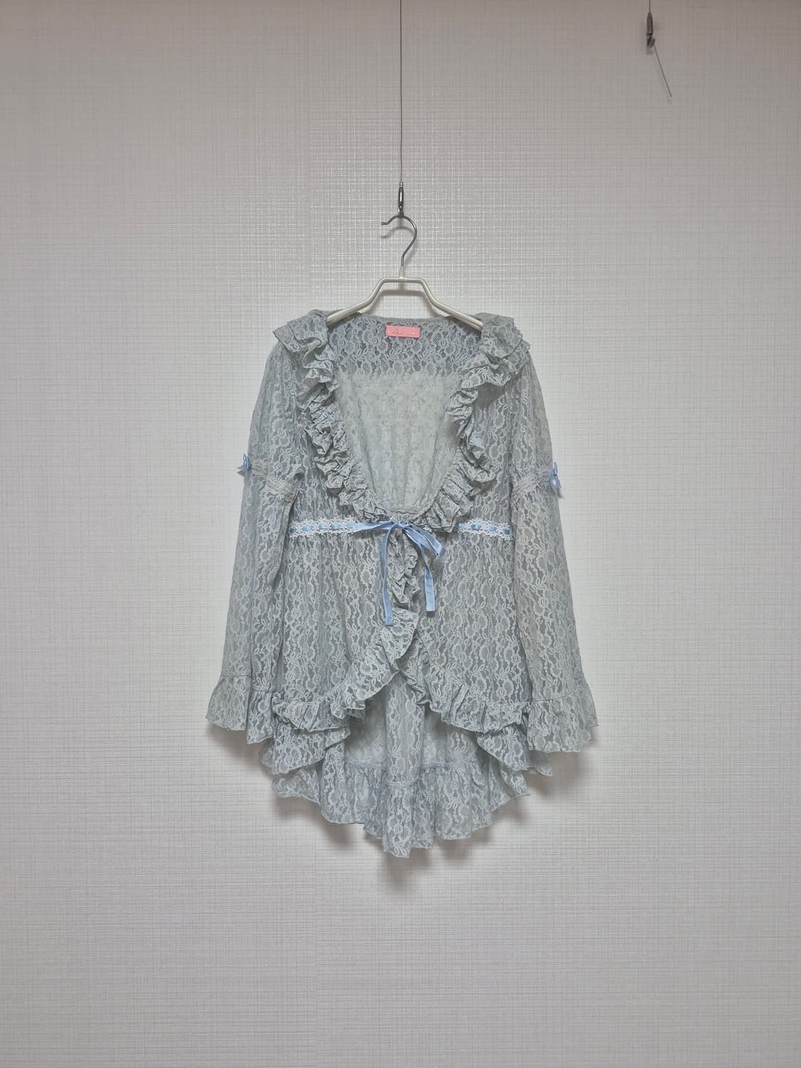 리즈리사 Chambre a couche 히메갸루 블루 레이스 후릴가디건 상품이미지1
