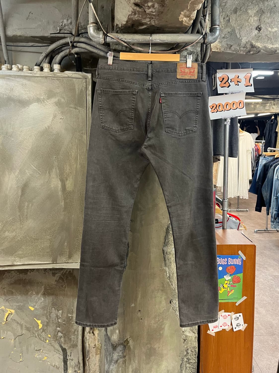 리바이스 510 흑청 데님 팬츠 W32 L30 #csz4089 상품이미지2