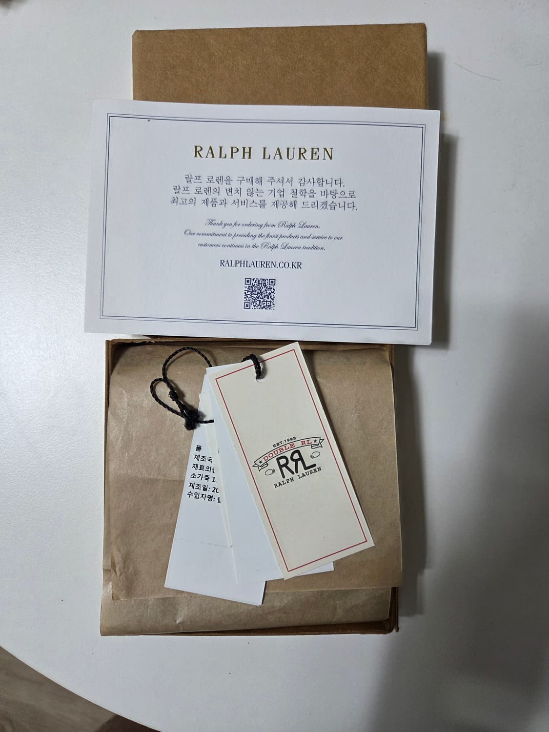 더블알엘 콘초 레더 월렛 rrl 콘초 지갑 상품이미지2