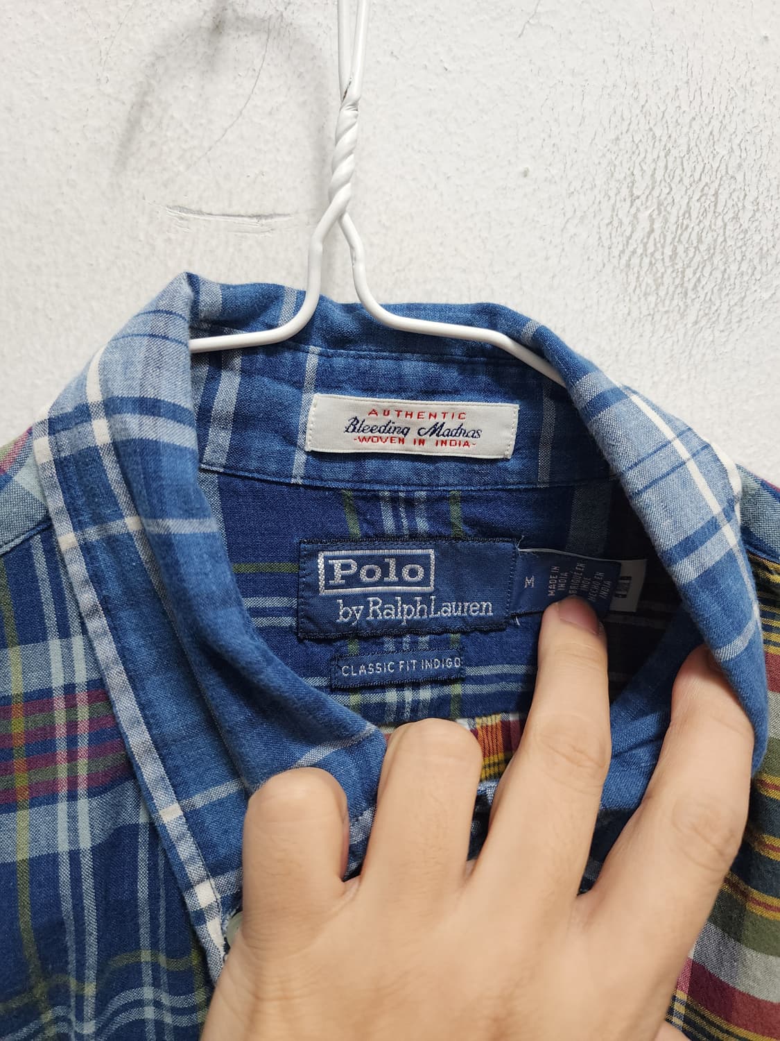 폴로랄프로렌 마드라스 멀티체크 셔츠 상품이미지3