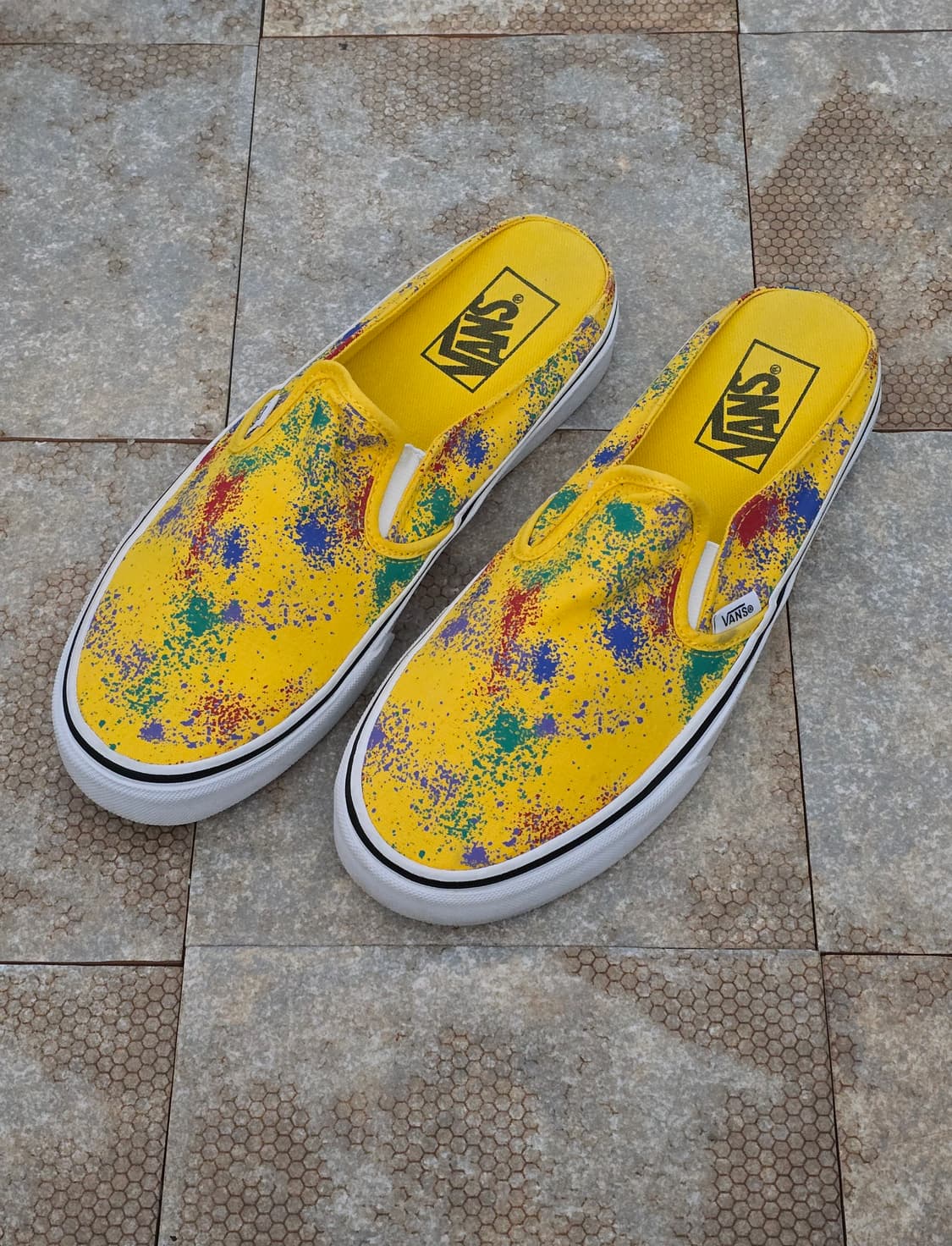 (255)반스 클래식 슬립온 뮬 오버 스프레이 상품이미지1