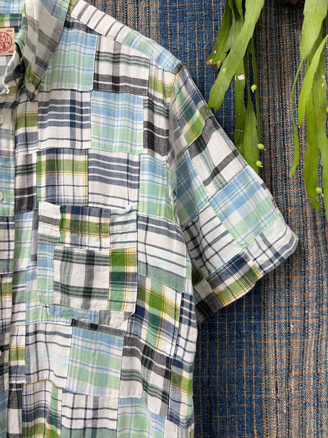 Patchwork Madras Check B.D. Shirt 상품이미지5