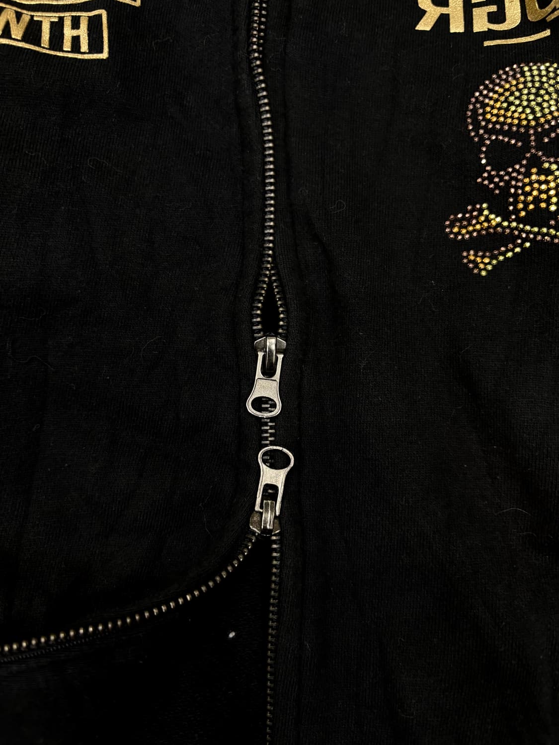 “IN THE ATTIC” 00’s Gold Cubic Skull Hoo 상품이미지7
