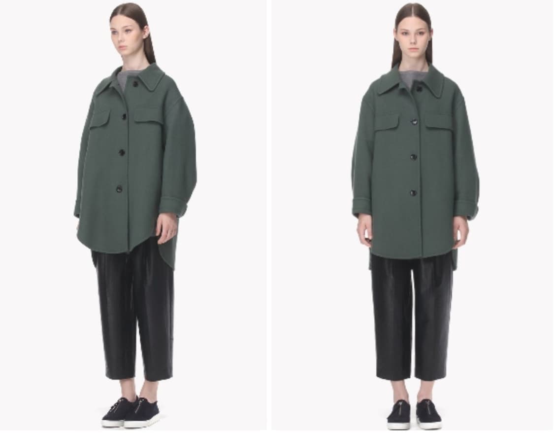 한섬 시스템 캐시미어혼방 핸드메이드 코트 55 상품이미지6