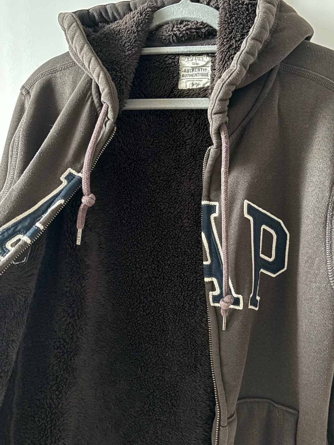 Gap 갭 브라운 울프죠 후드집업 상품이미지5