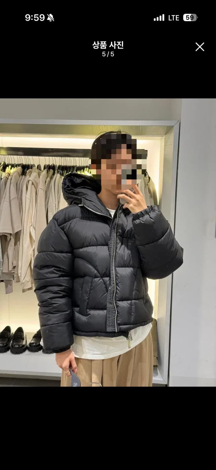 자라 렉토맛 크롭 패딩 상품이미지6