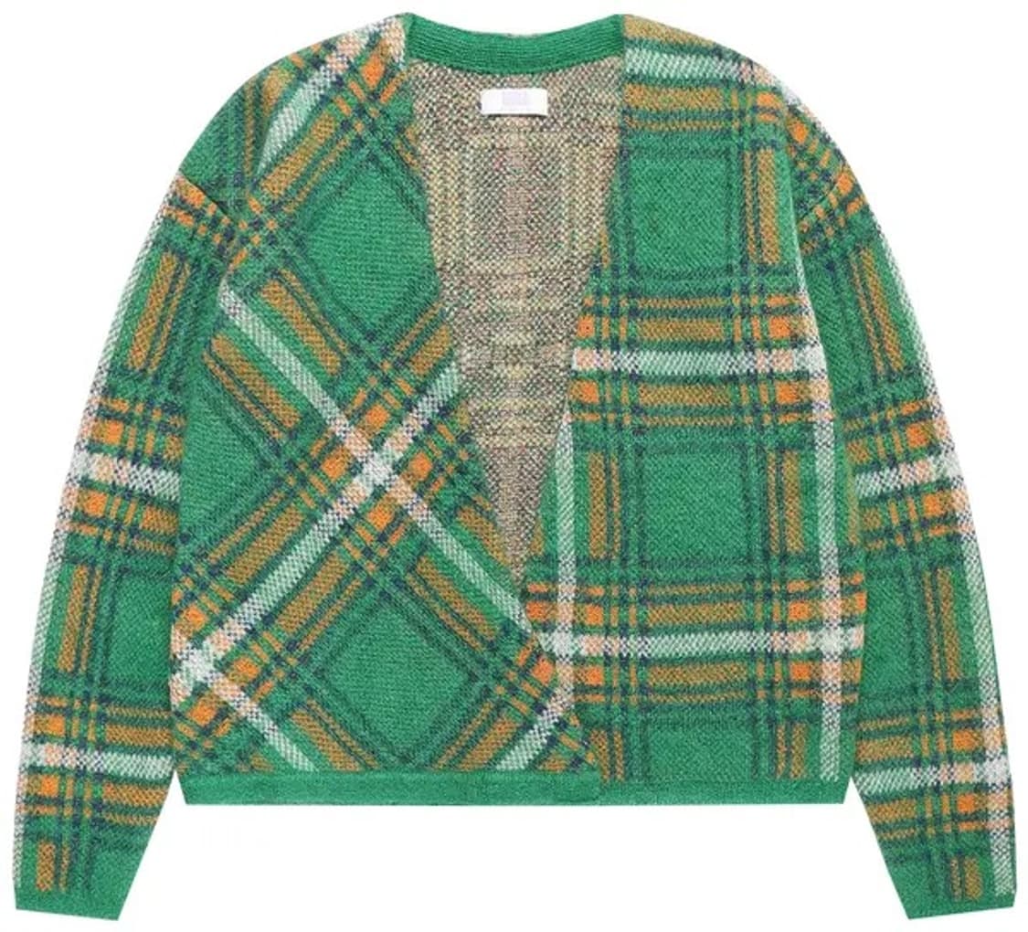 ERL jacquard plain knit green  상품이미지1