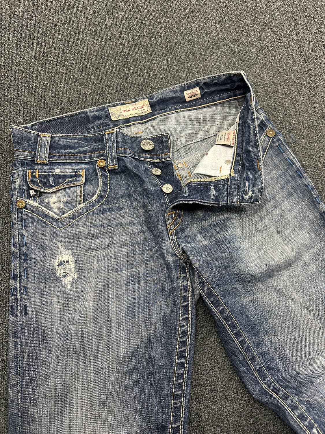 31) MEK DENIM USA 와이드 데님팬츠 상품이미지5