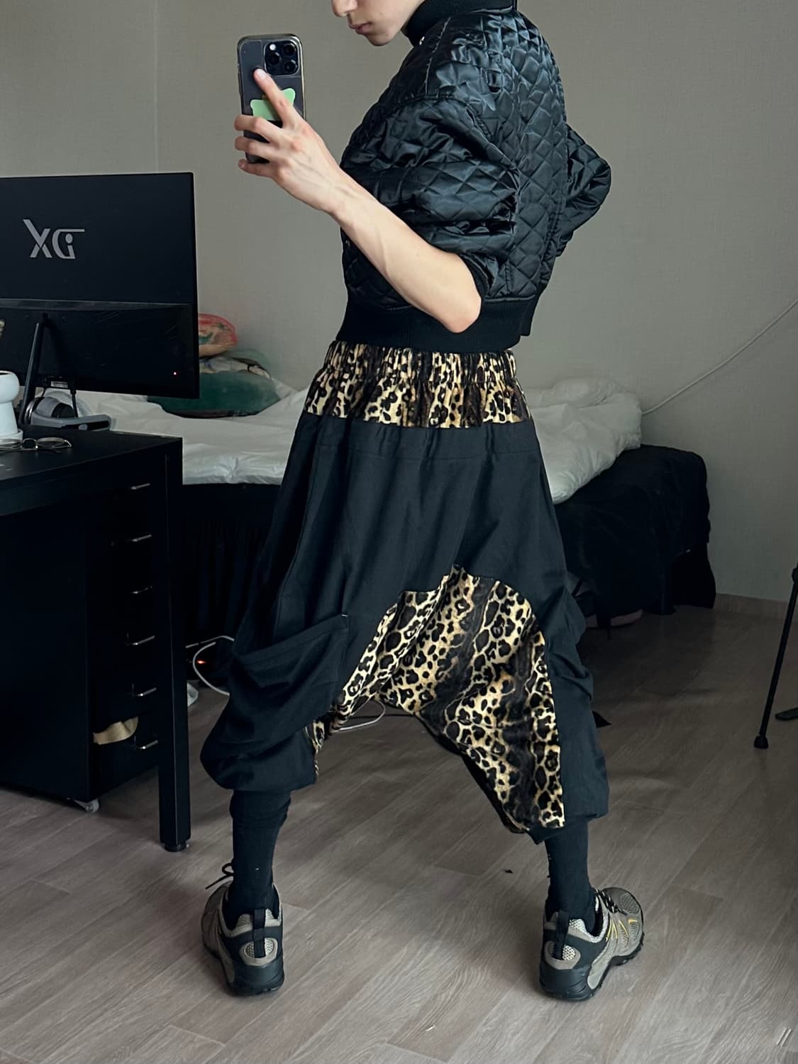 Vintage 빈티지 레오파드 배기 팬츠 상품이미지2