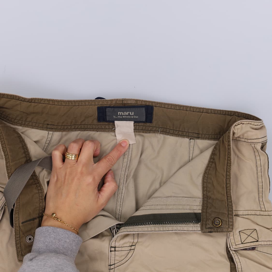 실측확인 마루 카고 버뮤다 반바지 0313H1 상품이미지4