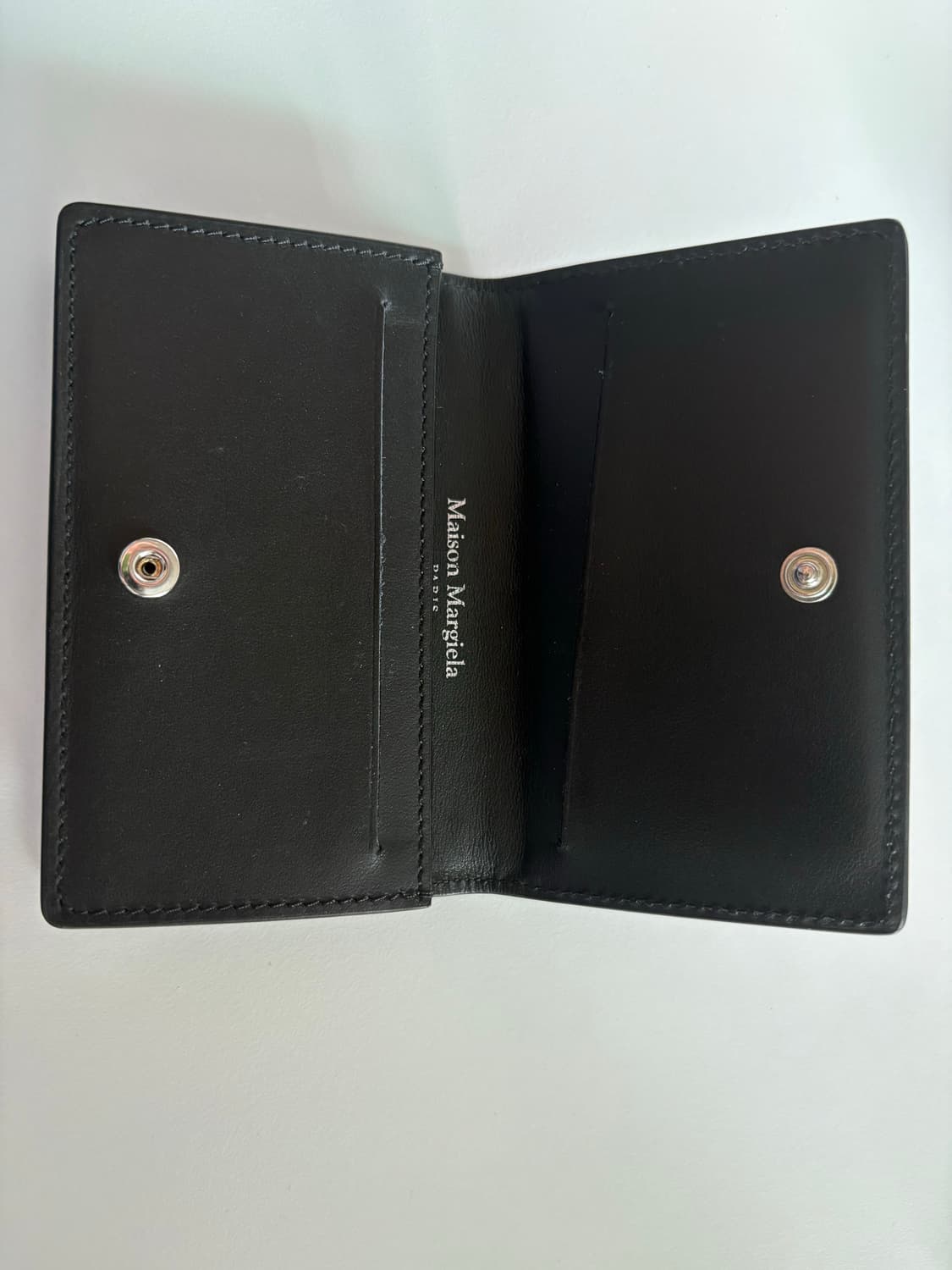 메종 마르지엘라 레더 카드 홀더 블랙 상품이미지3