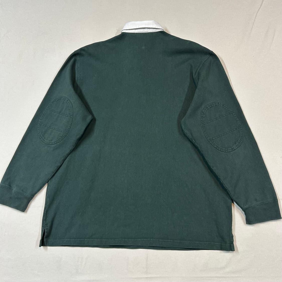 XL) 폴로 랄프로렌 빈티지 그린 럭비티 긴팔 카라티 상품이미지5