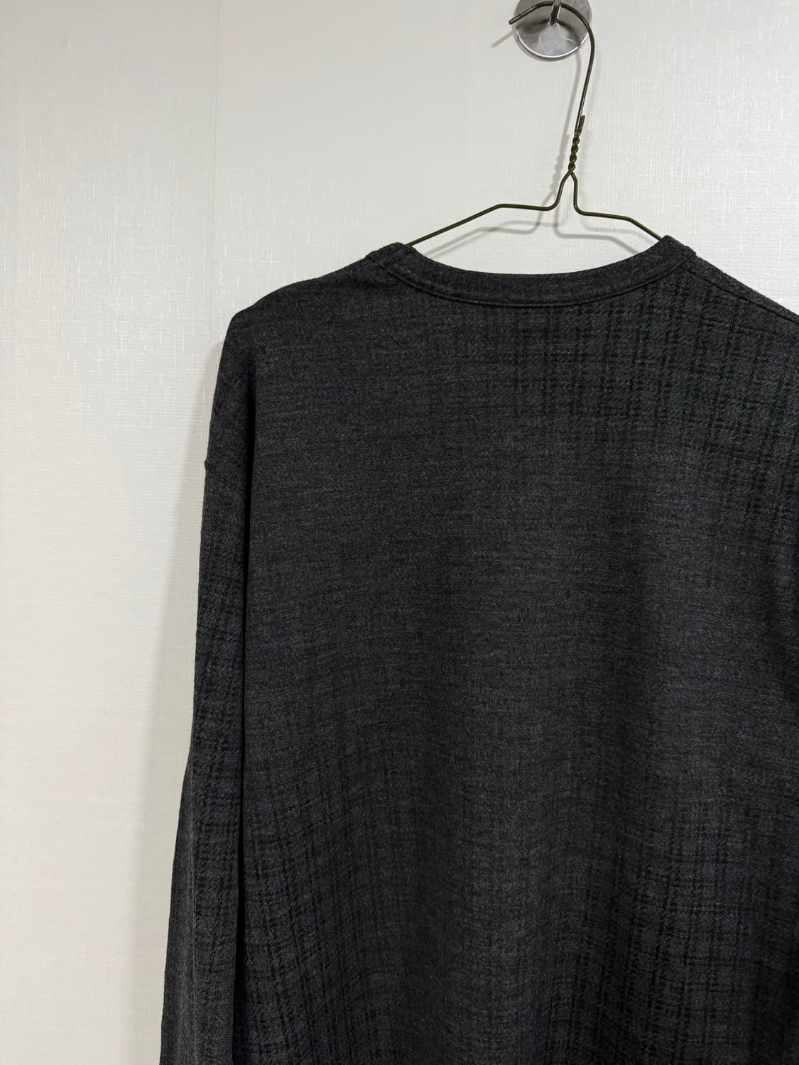 꼼데가르송 옴므 비대칭 체크 프린팅 니트 상품이미지3