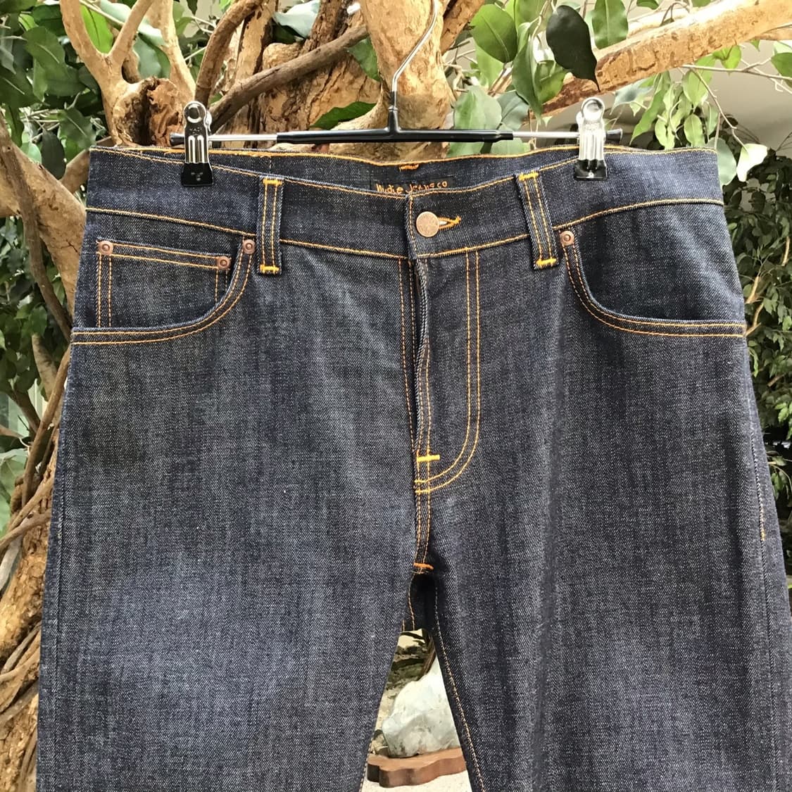 [33x32] 누디진 씬핀 오가닉 셀비지 데님 팬츠 상품이미지4