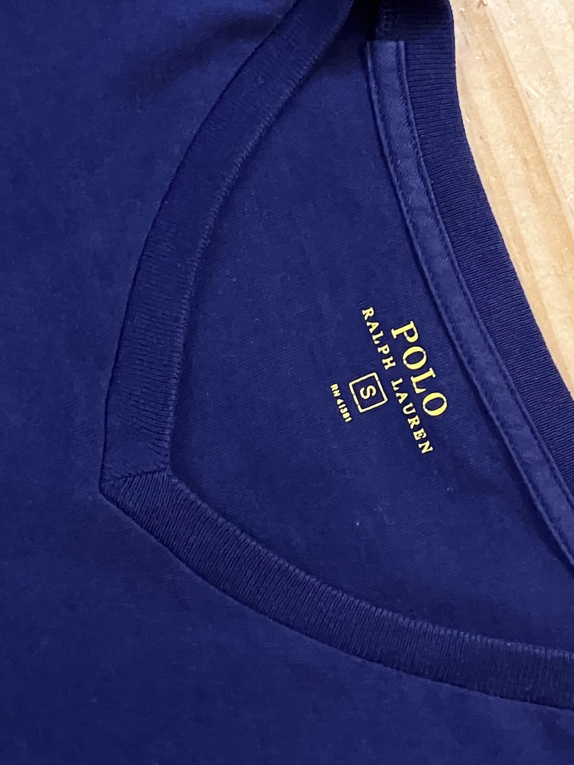 폴로 랄프로렌 브이넥 반팔 티셔츠 네이비 S #csz3884  상품이미지7