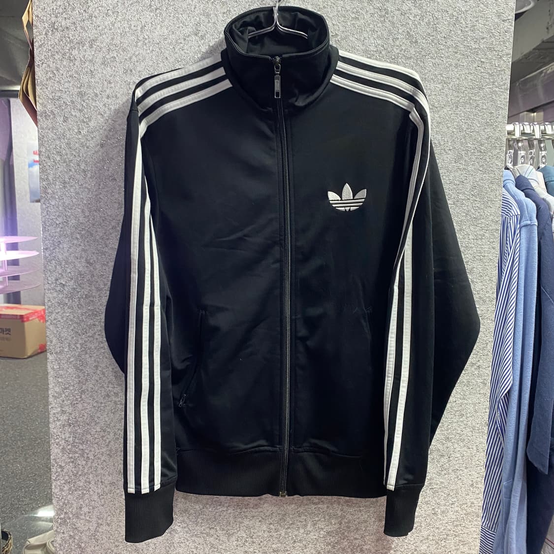 아디다스 파이어버드 블랙 트랙탑 져지 B4008 상품이미지2