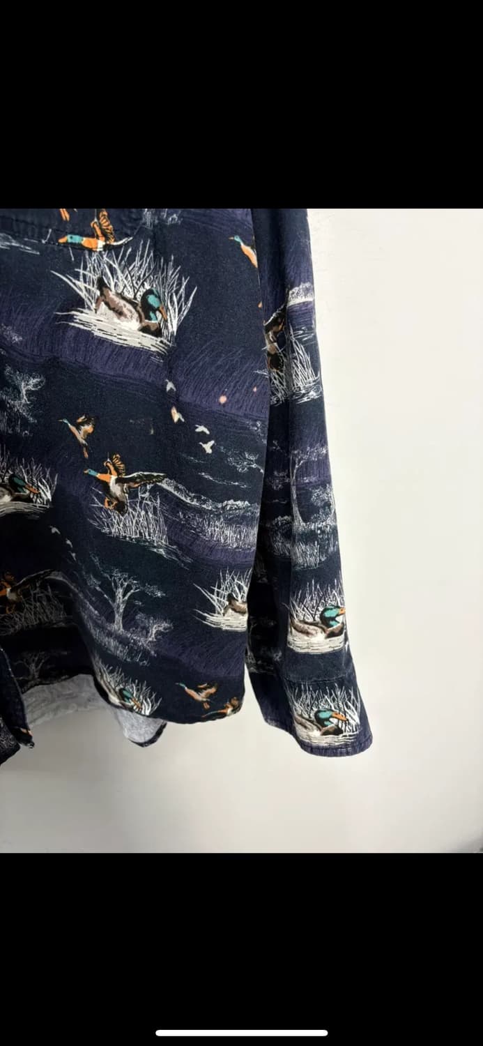 빈티지 아웃도어라이프 패턴 헌팅셔츠 H2233 상품이미지4