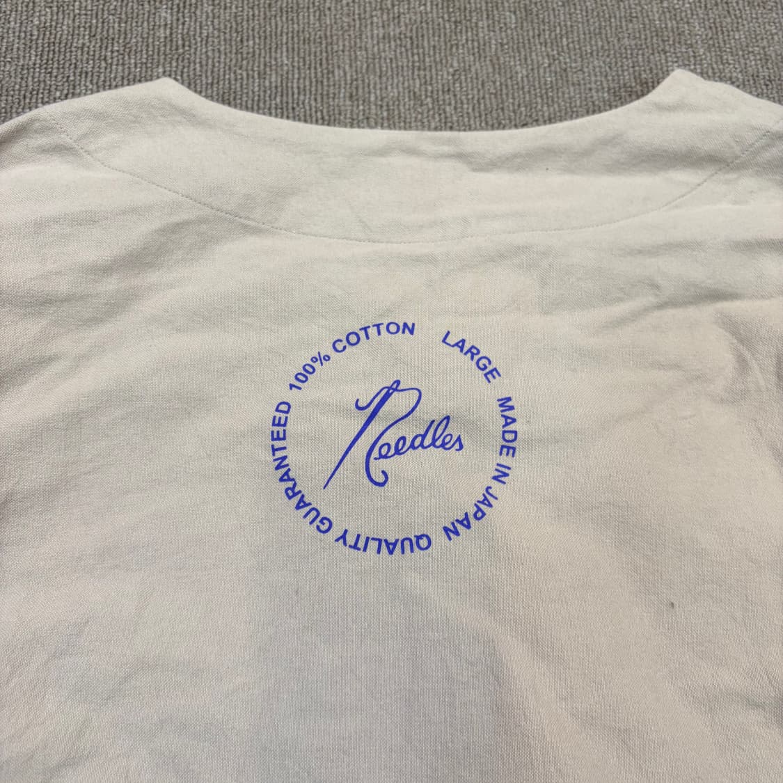 needles 니들스 노카라 오버핏 탑 파자마 L  상품이미지5