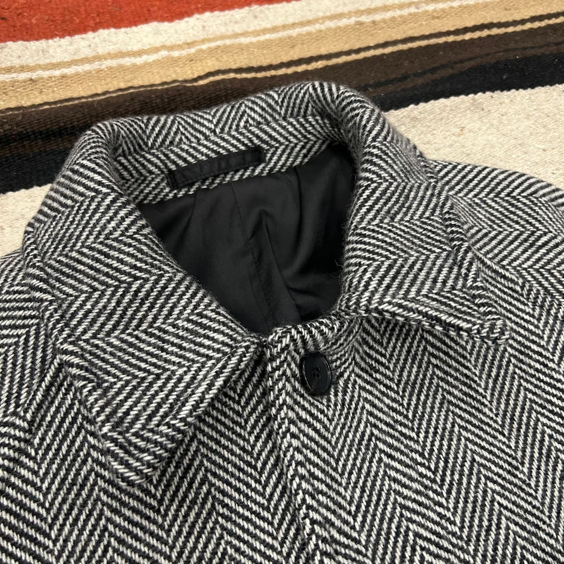 스테디에브리웨어 헤링본 발마칸코트 상품이미지3
