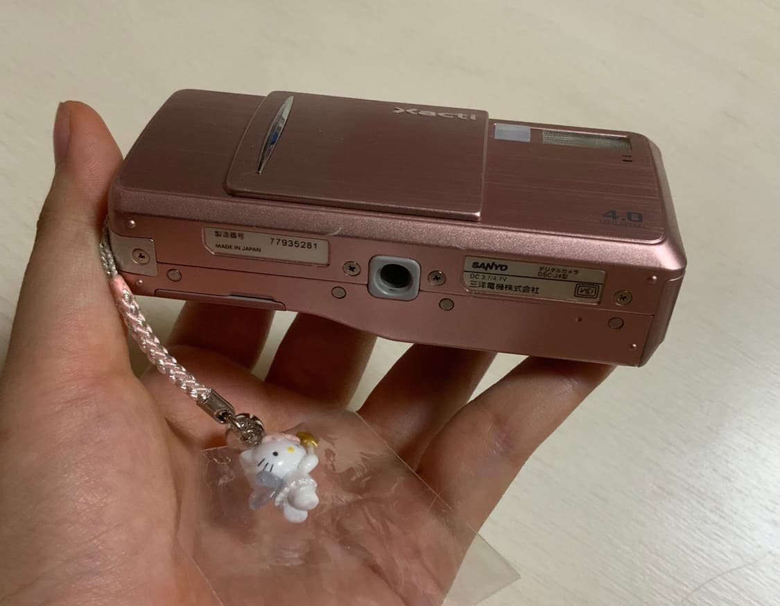 산요 작티 J4 핑크 빈티지 디카 디지털 카메라 Sanyo Xacti 상품이미지3