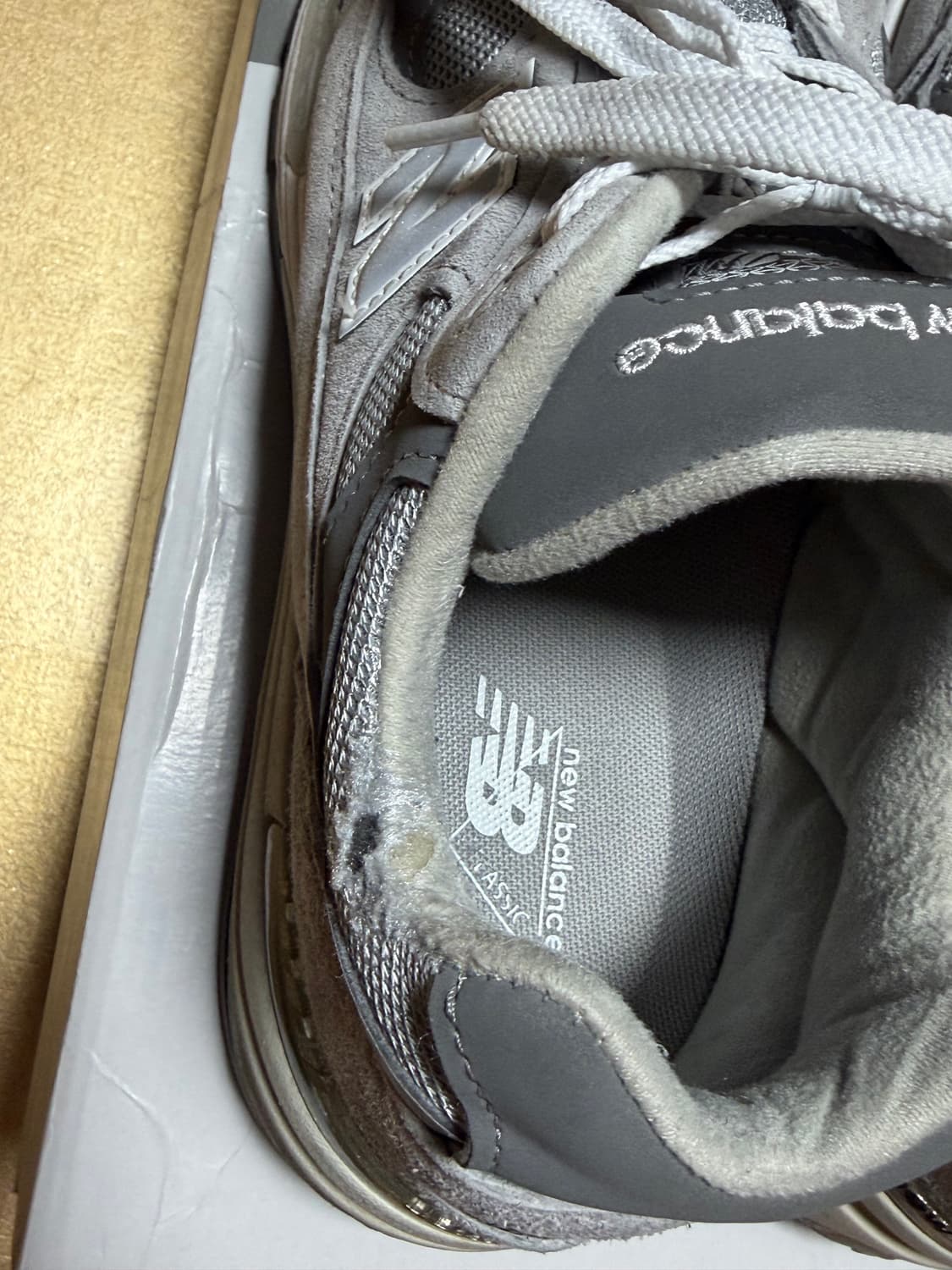[275] 뉴발란스 992 그레이 275사이즈 5회착 상품이미지6