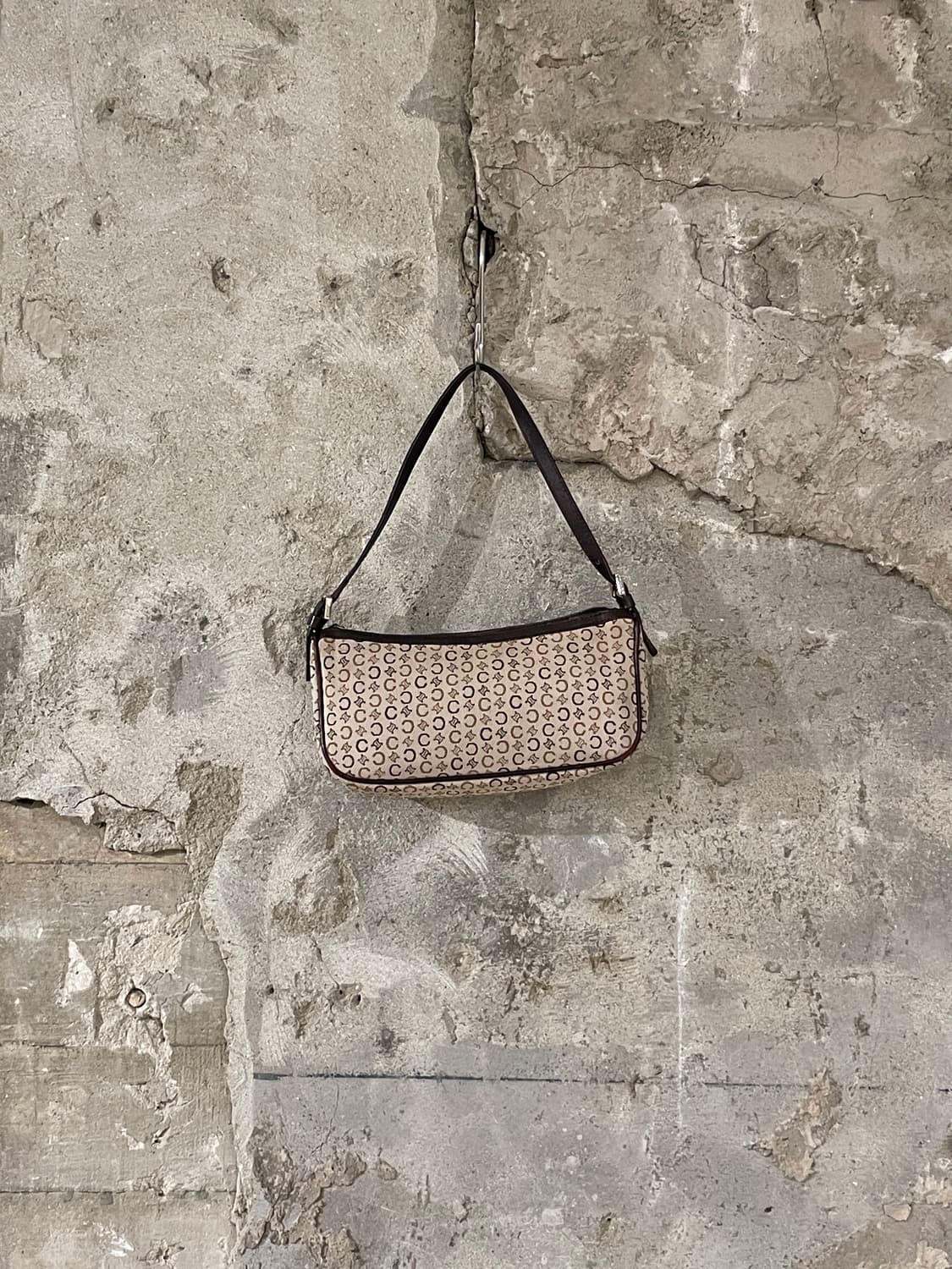 올드 셀린느 라이트 베이지 마카담 미니 숄더백 상품이미지1