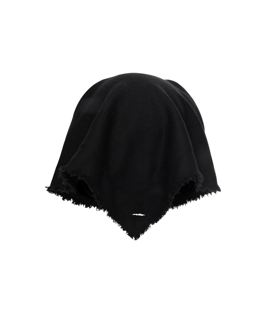 OJOS Scarf Veil Wool Cap / Black 상품이미지3