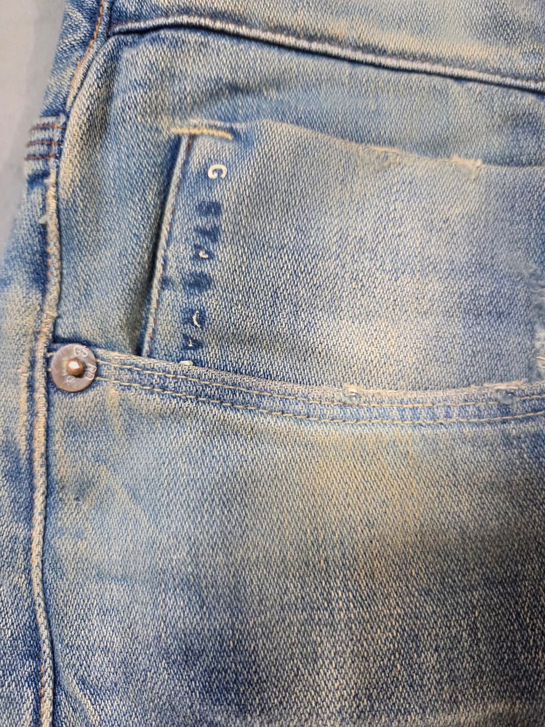 G-STAR청바지 데님 워싱 빈티지 스타일(W33/L32) 상품이미지4