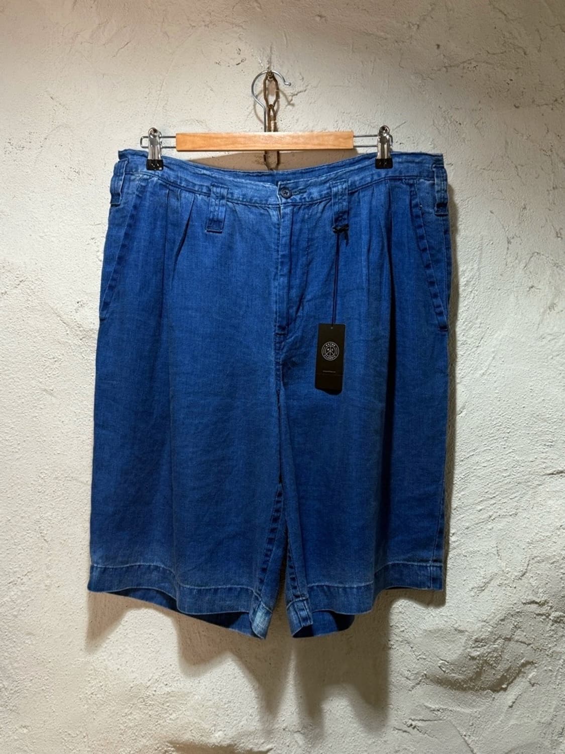 PORTER CLASSIC 카츄클래식 인디고 린넨 비밥 쇼트 상품이미지2