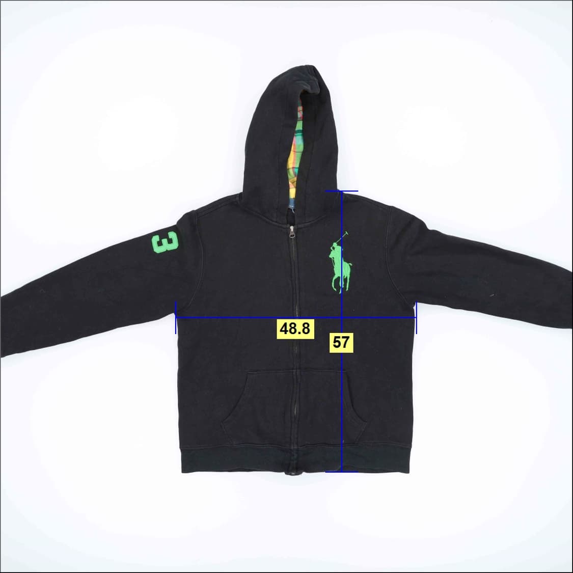 M 폴로 키즈여성 빅포니 지프키프 집업 0123H1 상품이미지6