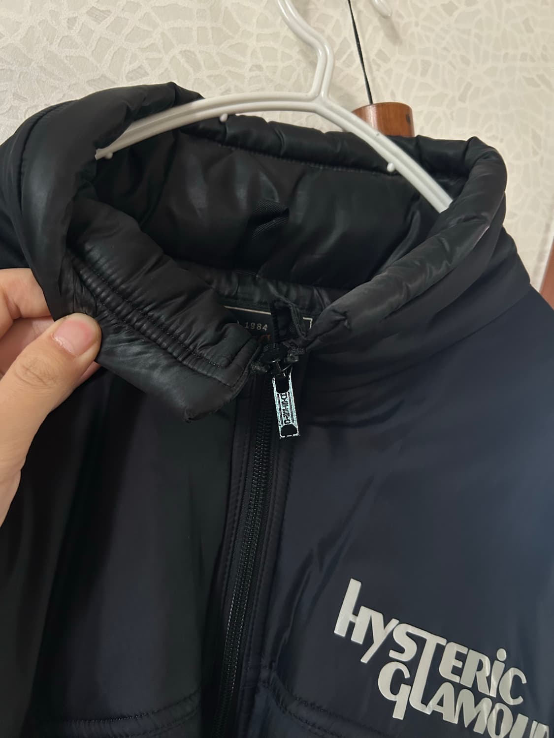 히스테릭글래머 아카이브 패딩 블랙 상품이미지4