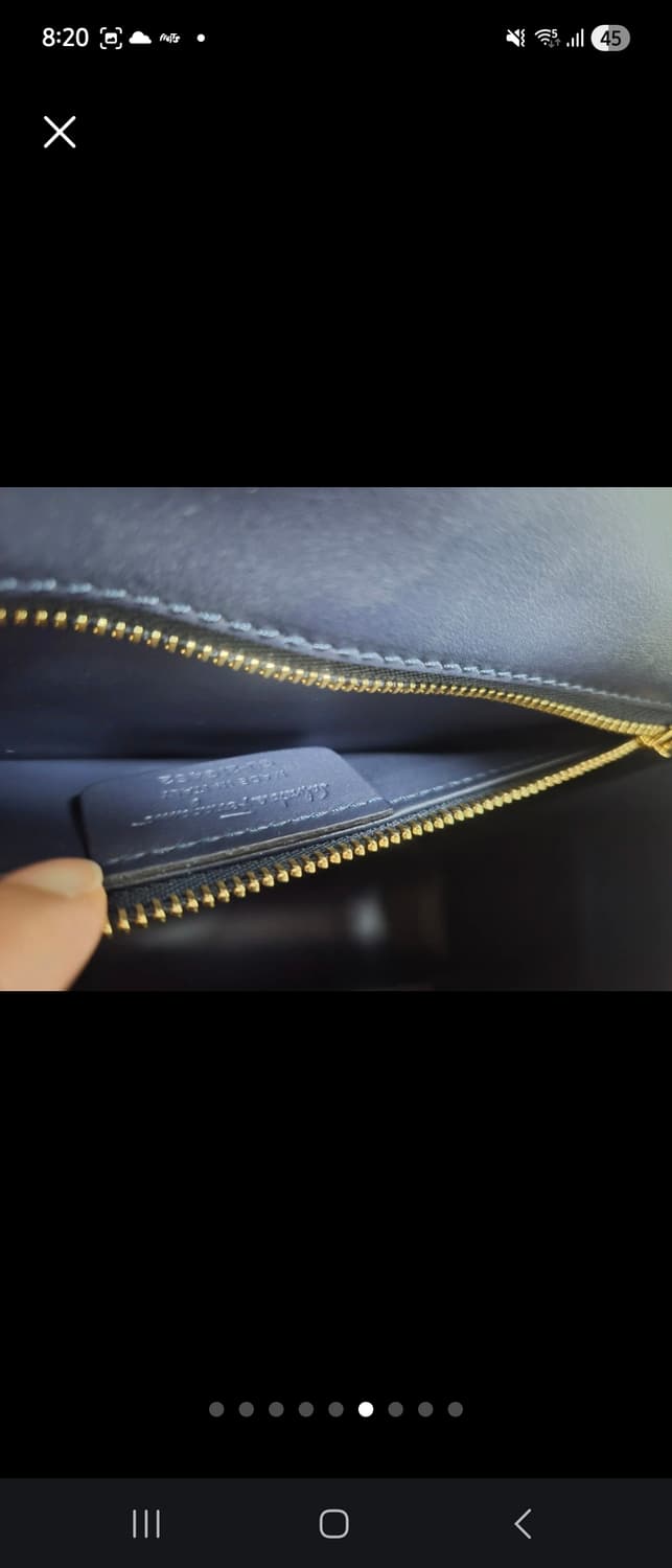 페라가모 체인 숄더앤크로스 네이비 상품이미지6