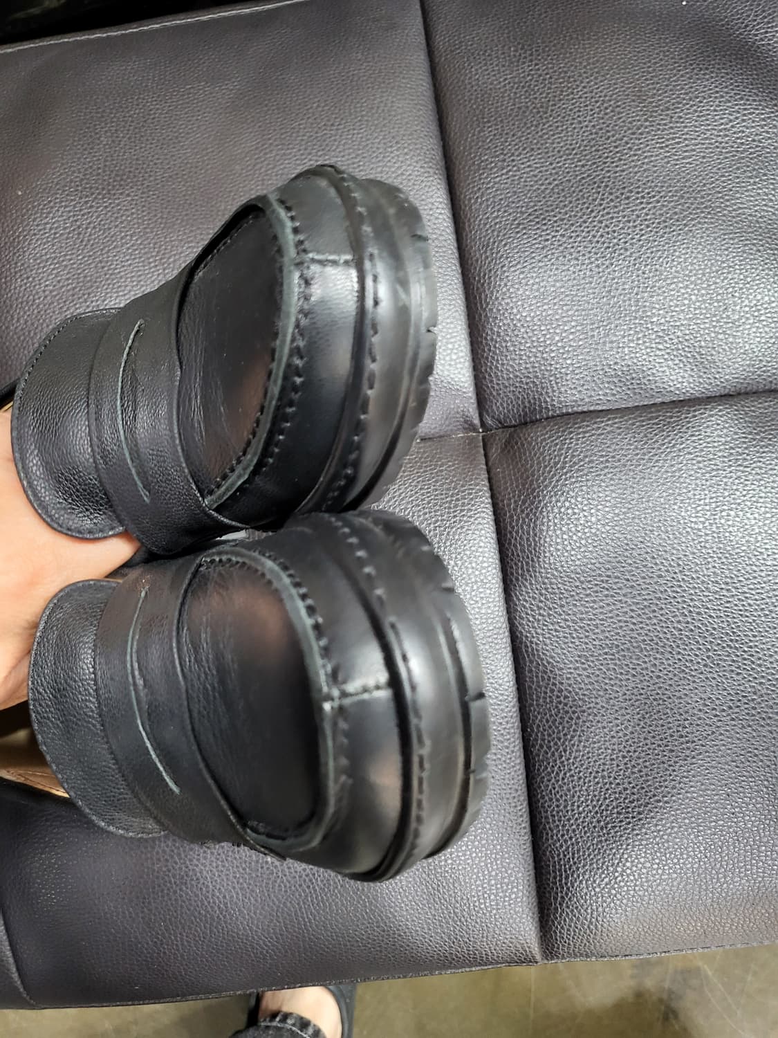 지쎄 천연 양가죽 수제화 로퍼(새상품) 상품이미지6