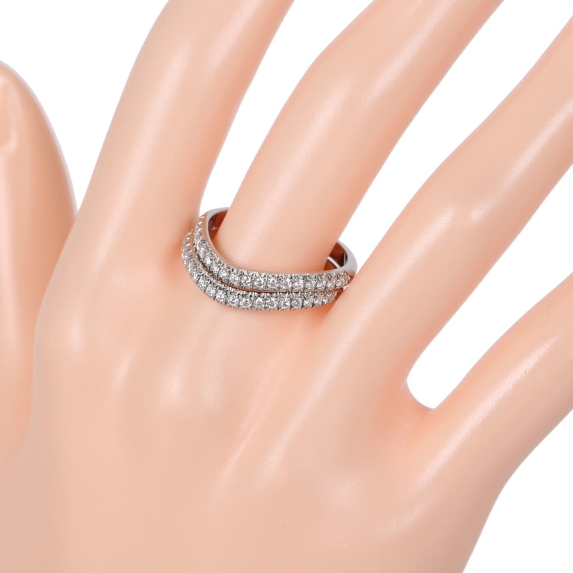 쇼메 리앙 다무르 링 다이아몬드 웨딩밴드 파베 반지 53호 082899 상품이미지9