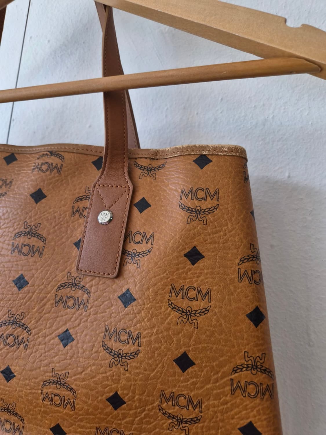 MCM 비세토스 로고 숄더백 쇼퍼백 상품이미지6