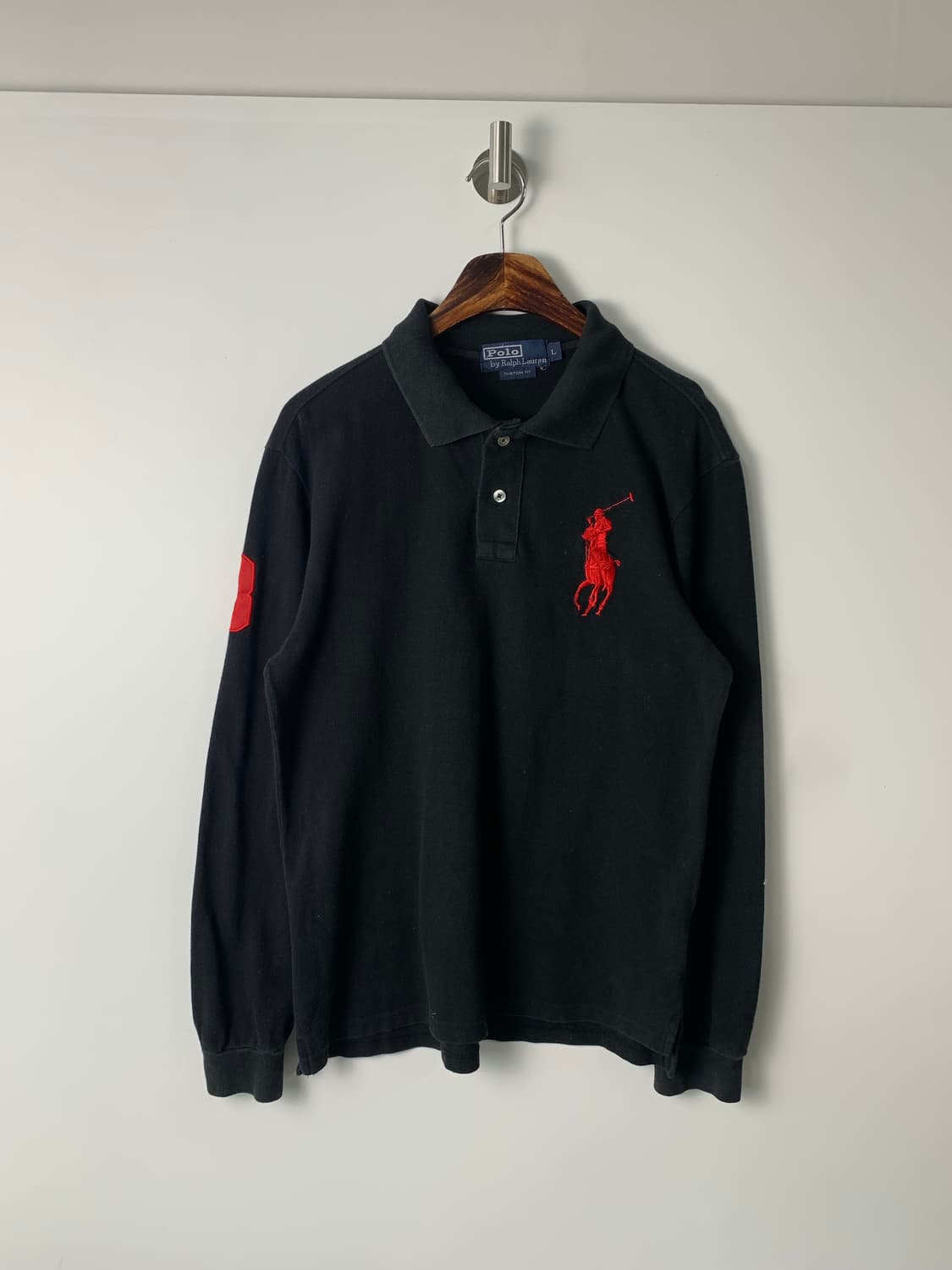 폴로 랄프로렌 빅포니 블랙 긴팔 카라티 상품이미지2