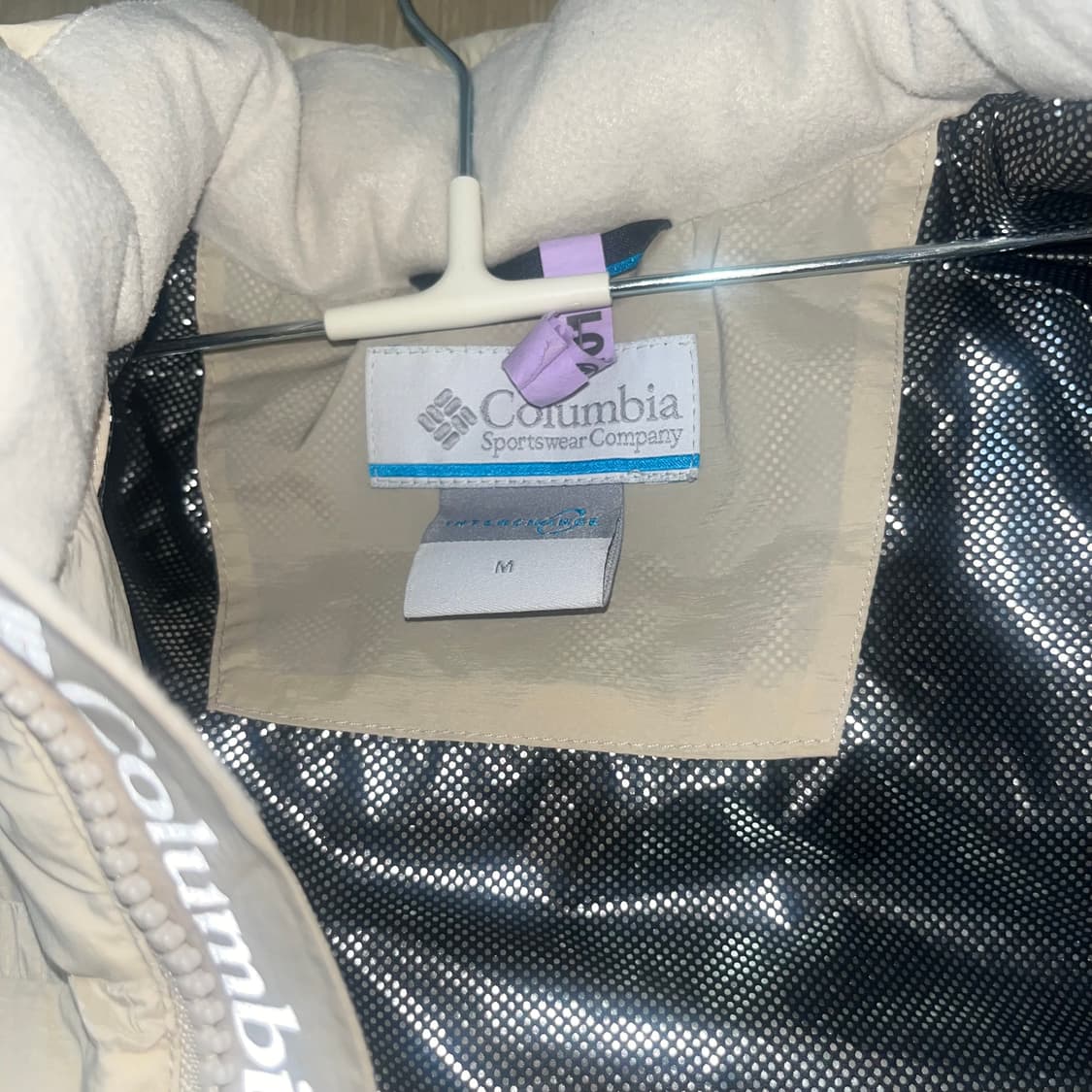 콜롬비아 경량패딩 베이지M 상품이미지2