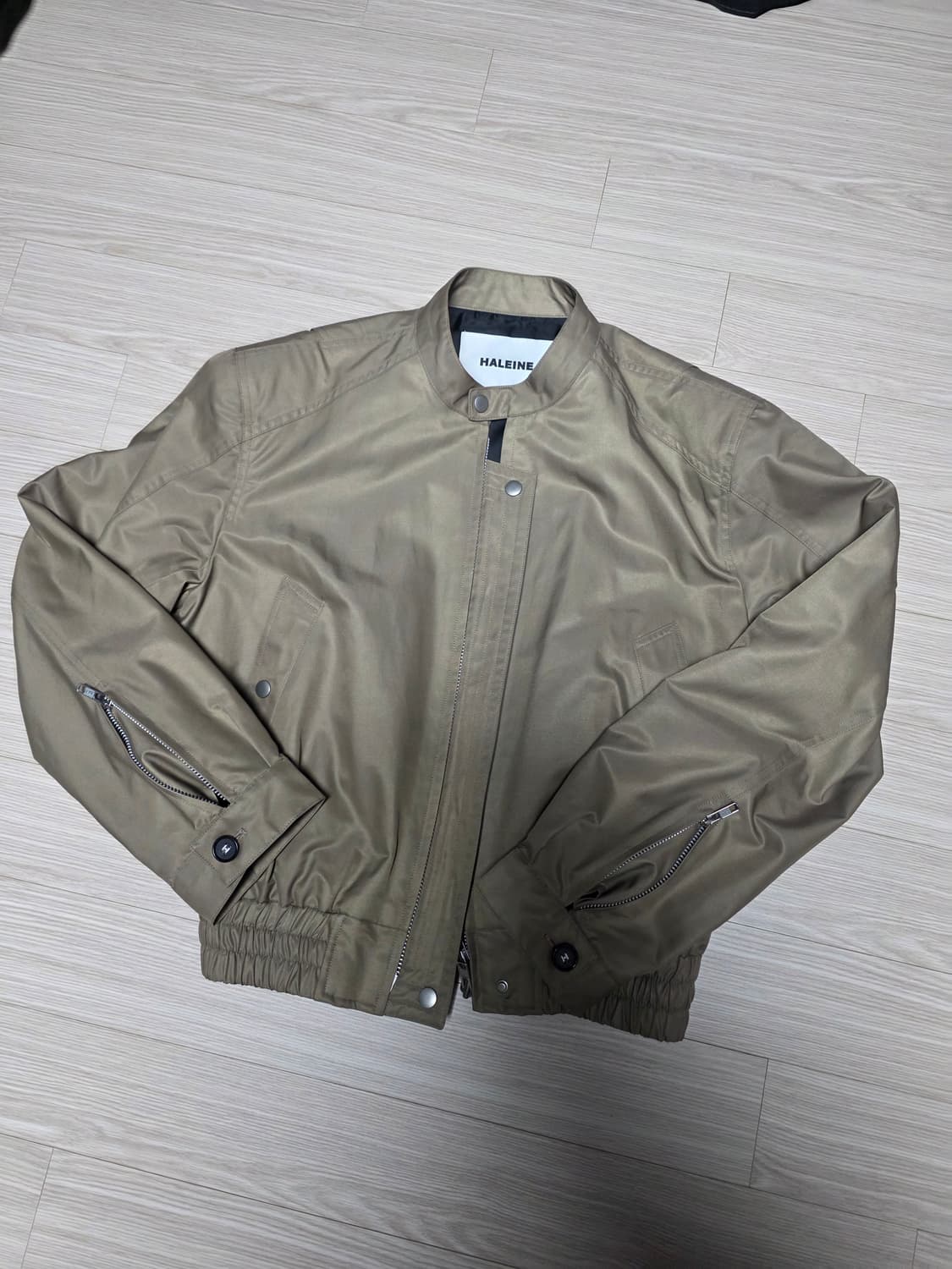 (1) 알렌느 3D 코튼 바이커 블루종 상품이미지5