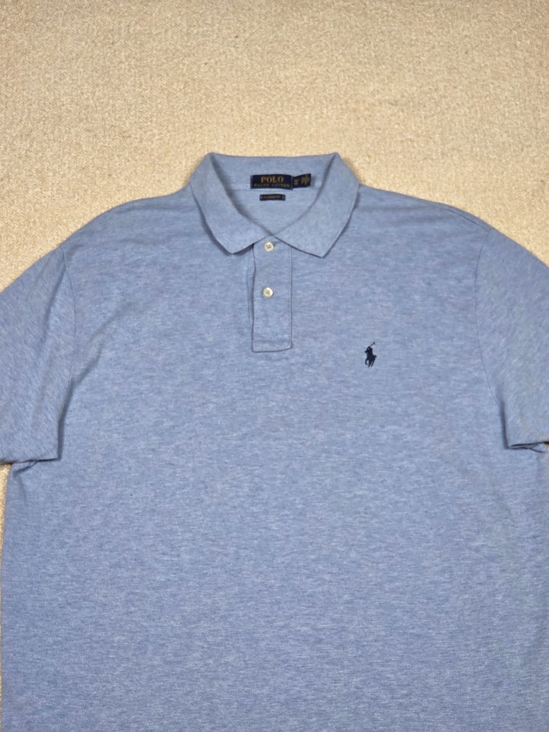 [폴로 랄프로렌] 클래식 핏 코튼 메쉬 카라 반팔 티셔츠 | S00066 상품이미지2