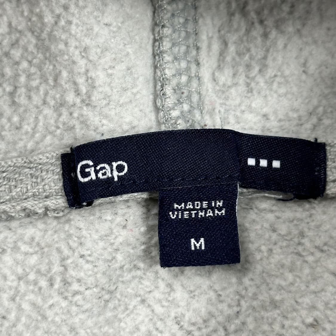 갭 GAP 빅로고 그레이 후드티 (M) 상품이미지5