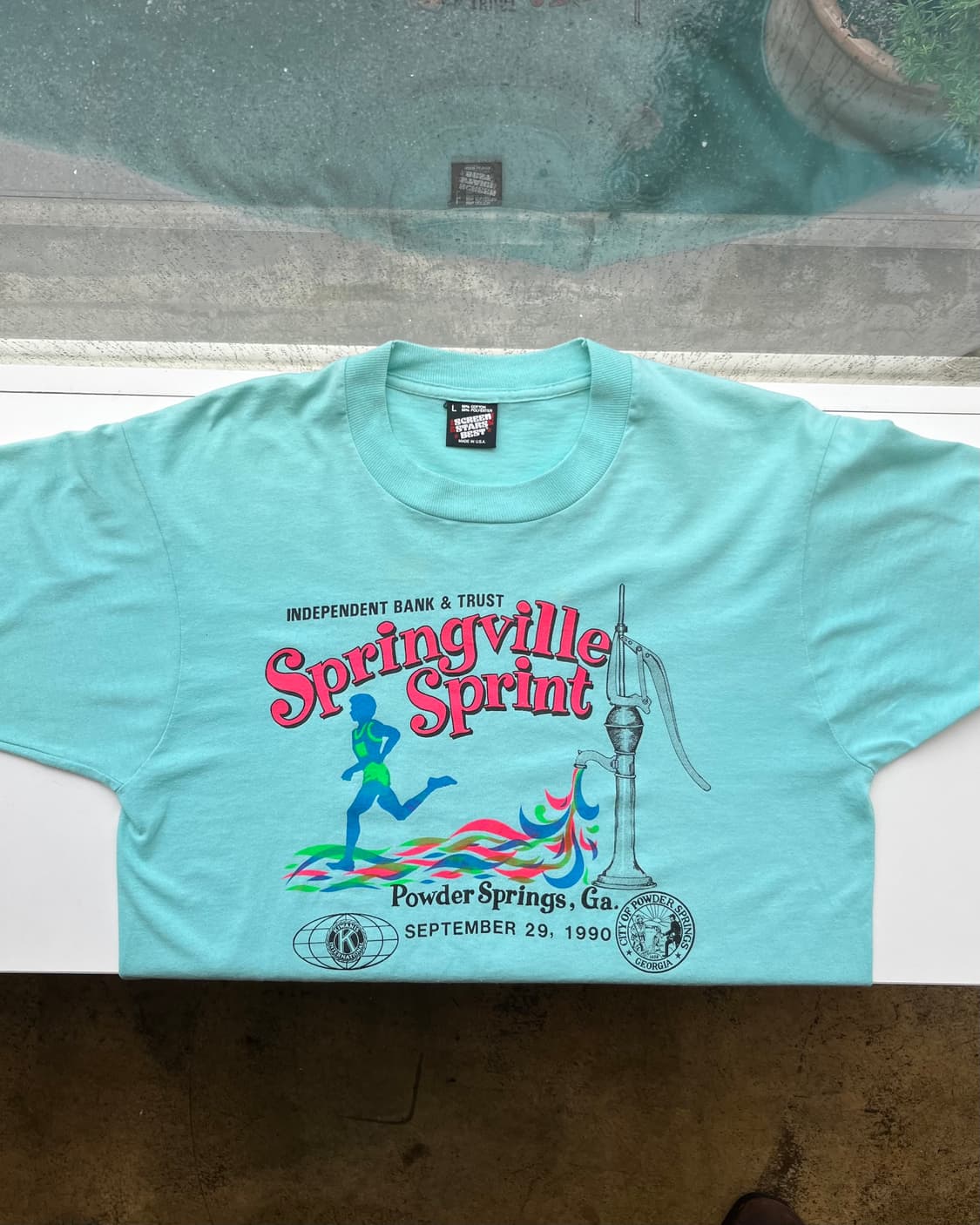 90‘s USA Marathon T-shirt L 상품이미지4
