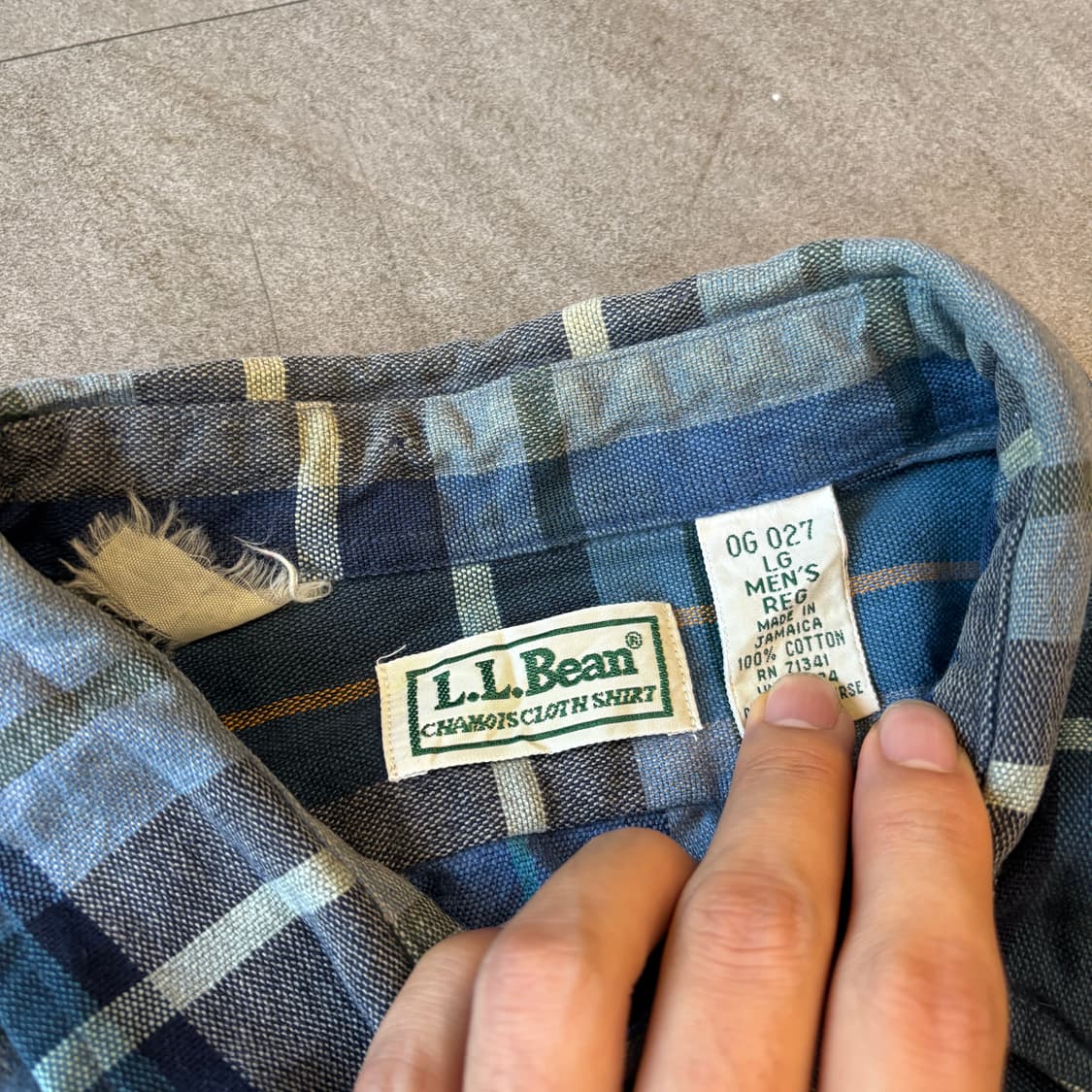 L.L.bean 정품 엘엘빈 플란넬 셔츠 상품이미지5