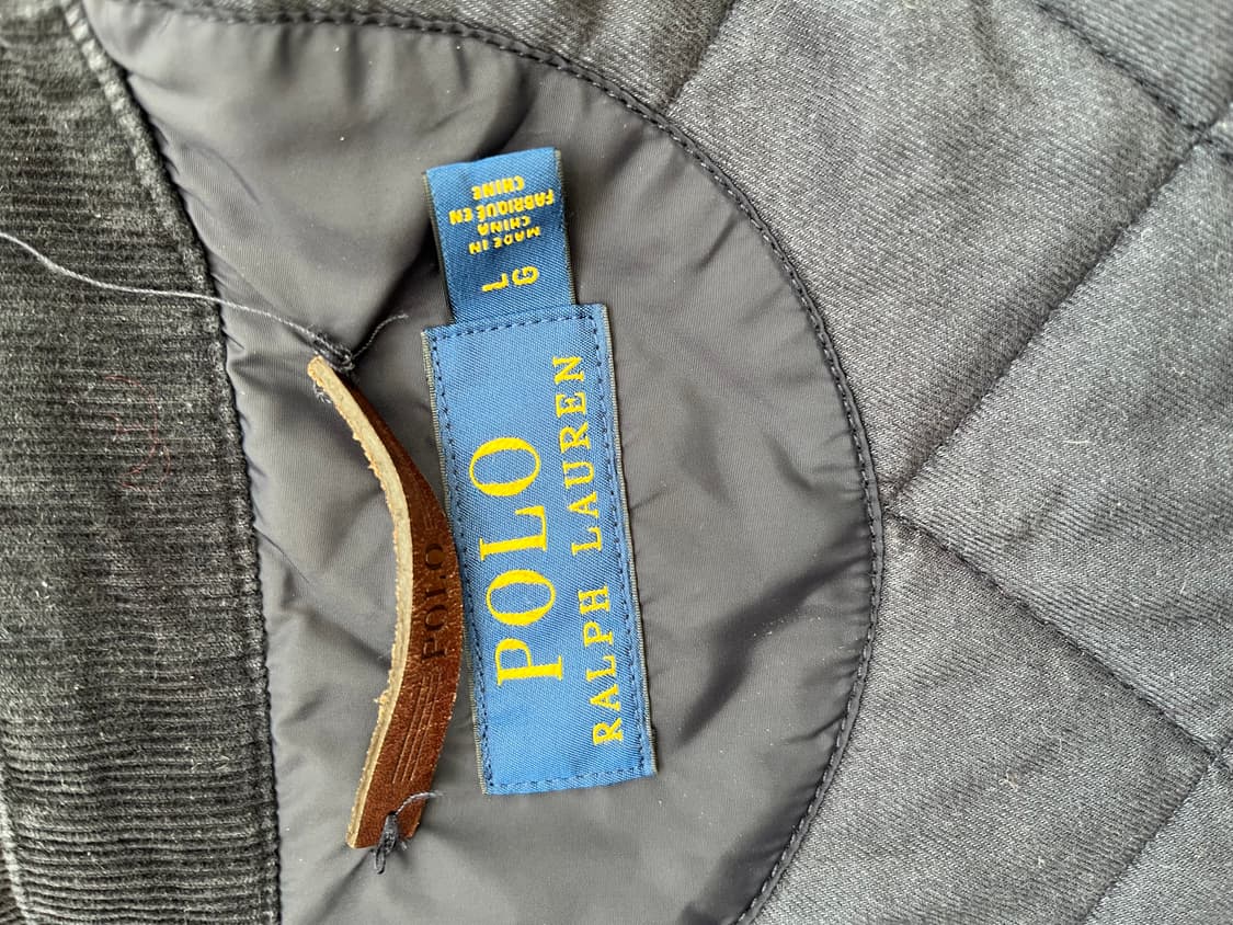 폴로 랄프로렌 퀼팅 자켓 네이비 L 상품이미지3