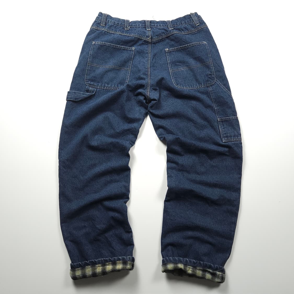 Canyon USA 오리지널 이너 체크 카펜터 데님 워크 팬츠 (L) 상품이미지2